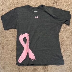 Under Armour Gray and Pink Short Sleeve Tee